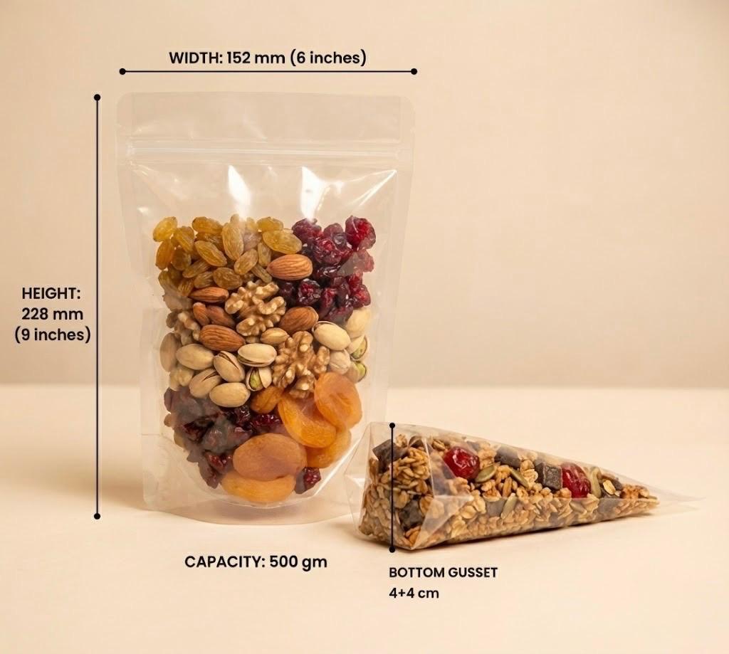 Both Side Transparent Pouches view 2