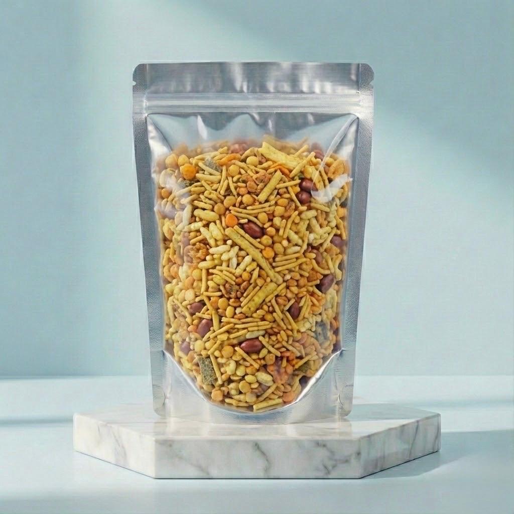 One Side Silver / One Side Transparent Pouches view 4